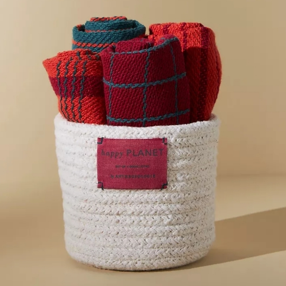 Anthropologie Logan Dishcloths- set of 4